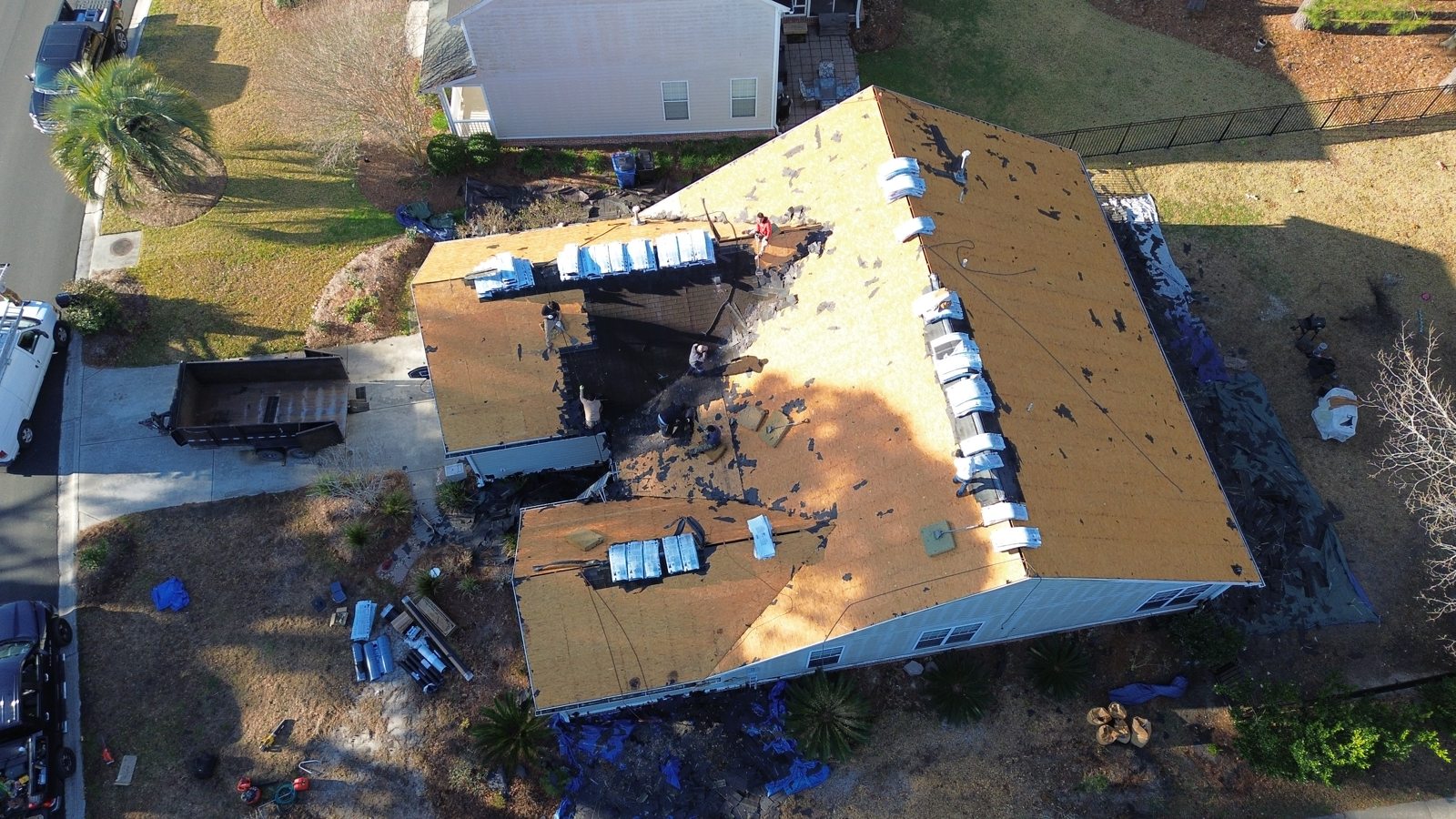 Roof repairs project by Coastal Roofing Solutions